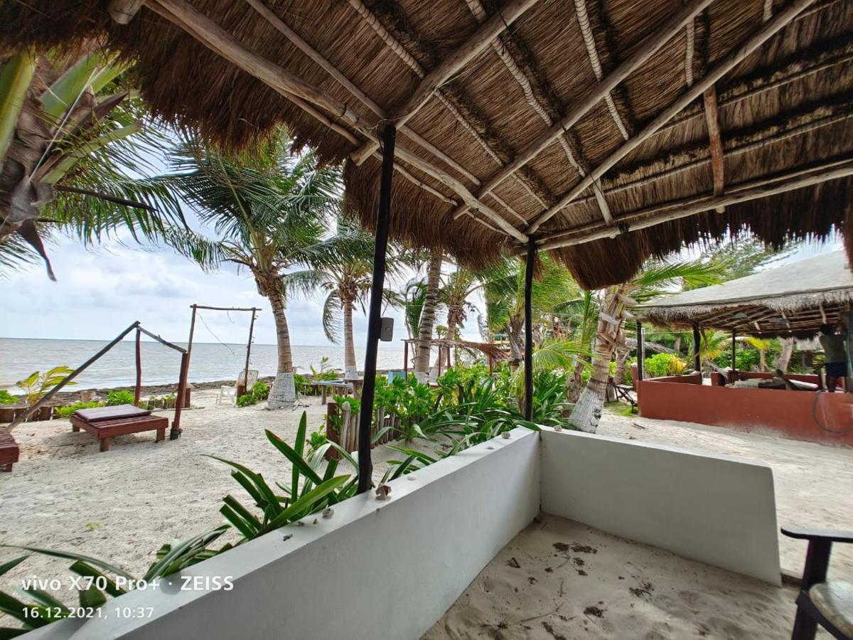 Lunazul Eco-Cabana Frente Al Mar Mahahual Buitenkant foto