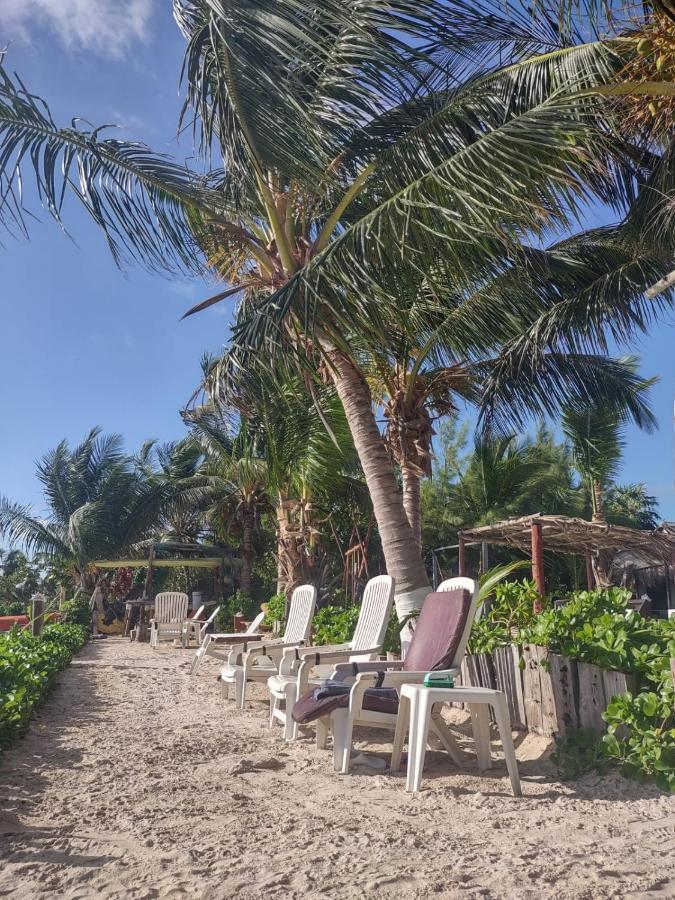 Lunazul Eco-Cabana Frente Al Mar Mahahual Buitenkant foto