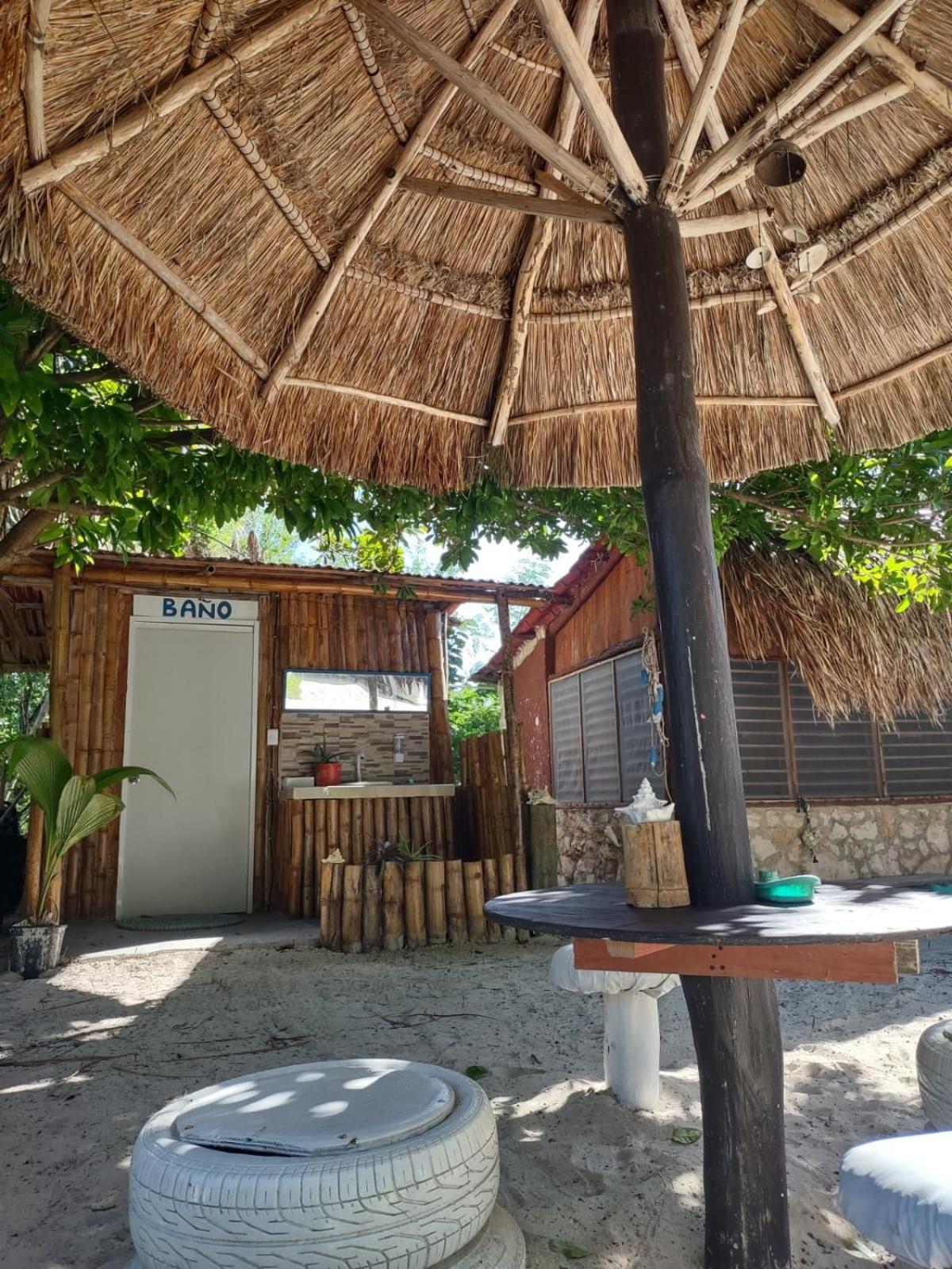 Lunazul Eco-Cabana Frente Al Mar Mahahual Buitenkant foto